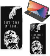 Telefoonhoesje met Quotes Geschikt voor iPhone12 Pro Max Bookcase Cover Zombie
