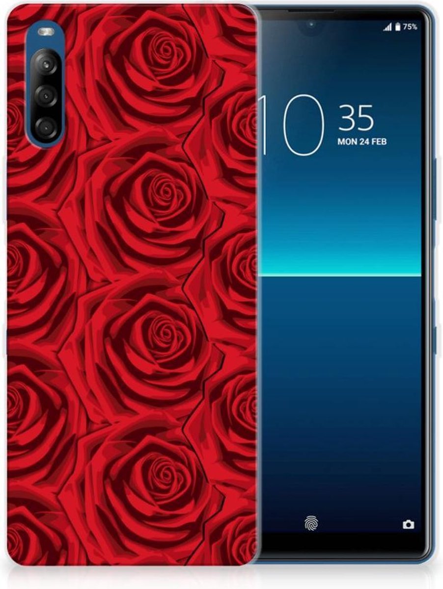 TPU Hoesje voor Sony Xperia L4 TPU Case Red Roses