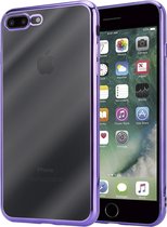 paarse metallic bumper case geschikt voor Apple iPhone 8 Plus / 7 Plus