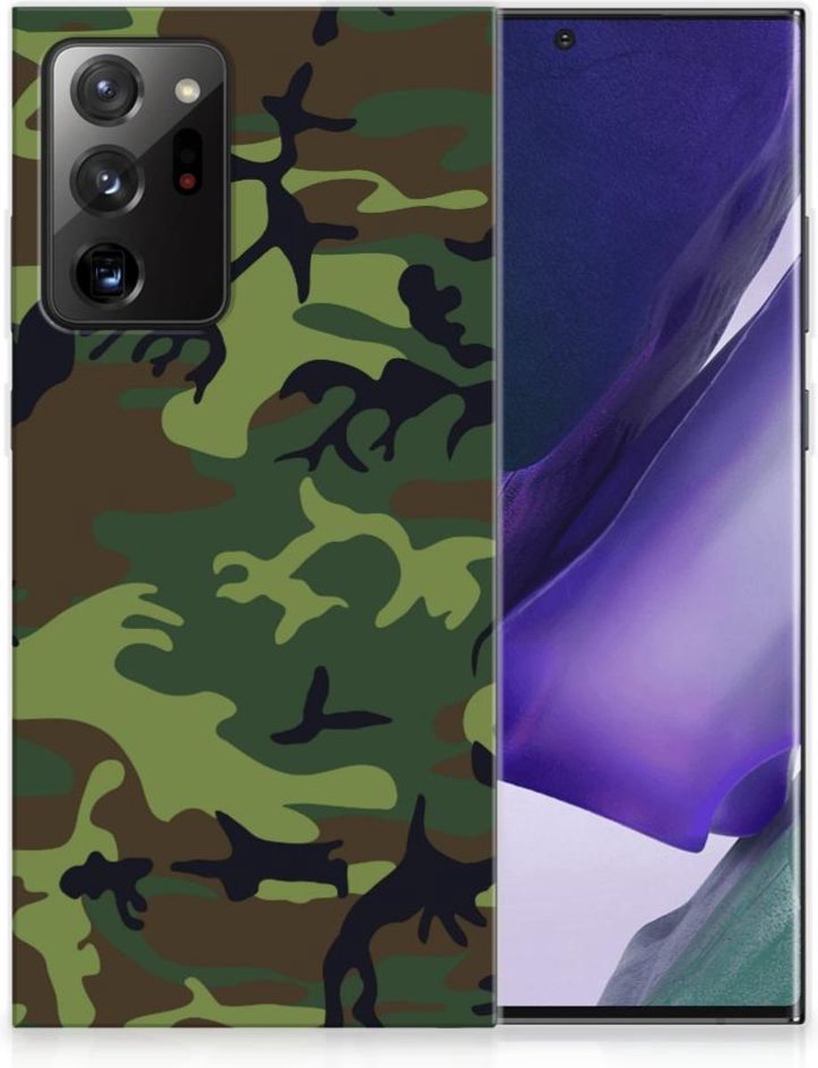 Samsung Galaxy Note20 Ultra TPU bumper Army Dark