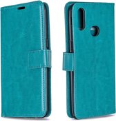 Huawei Y6p hoesje book case turquoise