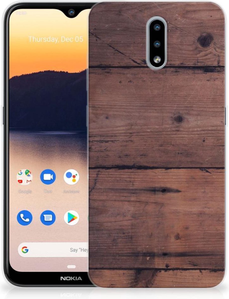 Nokia 2.3 Bumper Hoesje Old Wood