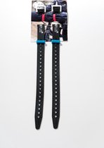 Fixplus strap zwart 46cm - TPU spanband voor snel en effectief bundelen en bevestigen van fietsonderdelen, ski's, buizen, stangen, touwen en latten