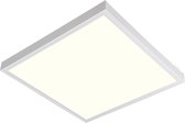 LED Paneel - Aigi Clena - 60x60 Natuurlijk Wit 4000K - 40W Opbouw Vierkant - Mat Wit - Flikkervrij - BES LED