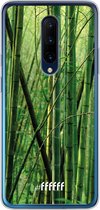 OnePlus 7 Pro Hoesje Transparant TPU Case - Bamboo #ffffff