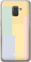 Samsung Galaxy A8 (2018) Hoesje Transparant TPU Case - Springtime Palette #ffffff
