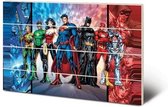 DC COMICS - Impression sur bois 40X59 - Justice League United