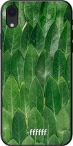 iPhone Xr Hoesje TPU Case - Green Scales #ffffff