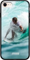 iPhone 7 Hoesje TPU Case - Boy Surfing #ffffff