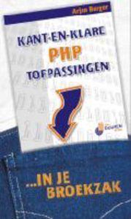 Cover van het boek 'Kant-en-klare PHP-toepassingen in je broekzak'