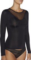 Top lange mouw Ysabelle Mora | zwart fantasia | S