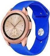 Samsung Galaxy Watch sport band 41mm / 42mm - blauw + glazen screen protector