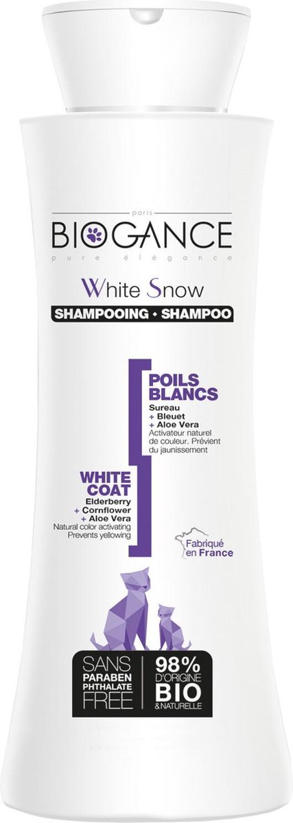 Biogance kat witte vacht shampoo 150ml - Biogance