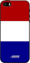 iPhone 5 Hoesje TPU Case - Nederlandse vlag #ffffff