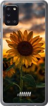 Samsung Galaxy A31 Hoesje Transparant TPU Case - Sunset Sunflower #ffffff