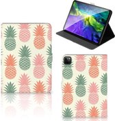 Case iPad Pro 11 (2020) Tablet Hoes met Standaard Personaliseren Super als Kerstcadeau Ananas