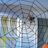 Amscan Spinnenweb 150 X 150 Cm Nylon Zwart