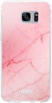 Samsung Galaxy S7 Edge Hoesje Transparant TPU Case - Coral Marble #ffffff