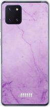Samsung Galaxy Note 10 Lite Hoesje Transparant TPU Case - Lilac Marble #ffffff
