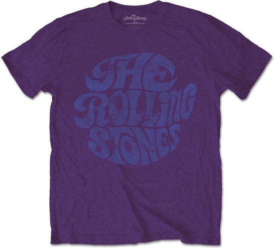 The Rolling Stones Vintage 70s Logo Heren T shirt XL Paars bol