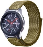 Samsung Galaxy Watch nylon band - olijf - 45mm / 46mm