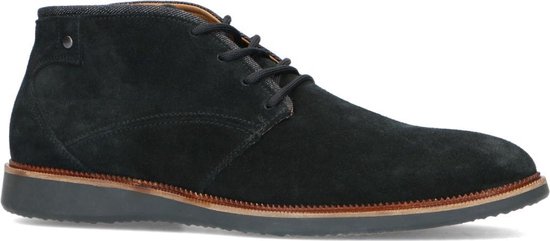 Sacha - Heren - Zwarte suède veterschoenen - Maat 42 | bol.com