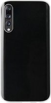ADEL Siliconen Back Cover Softcase Hoesje Geschikt voor Huawei P20 Pro - Doorzichtig Transparant