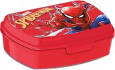 Marvel Broodtrommel Spiderman 20 X 8 Cm Pvc Rood