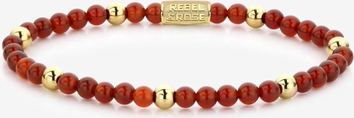 Rebel&Rose armband - Amazing Grace - 4mm - yellow gold plated