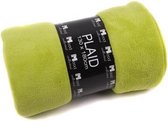 In The Mood Maxime Fleece Plaid - Lime