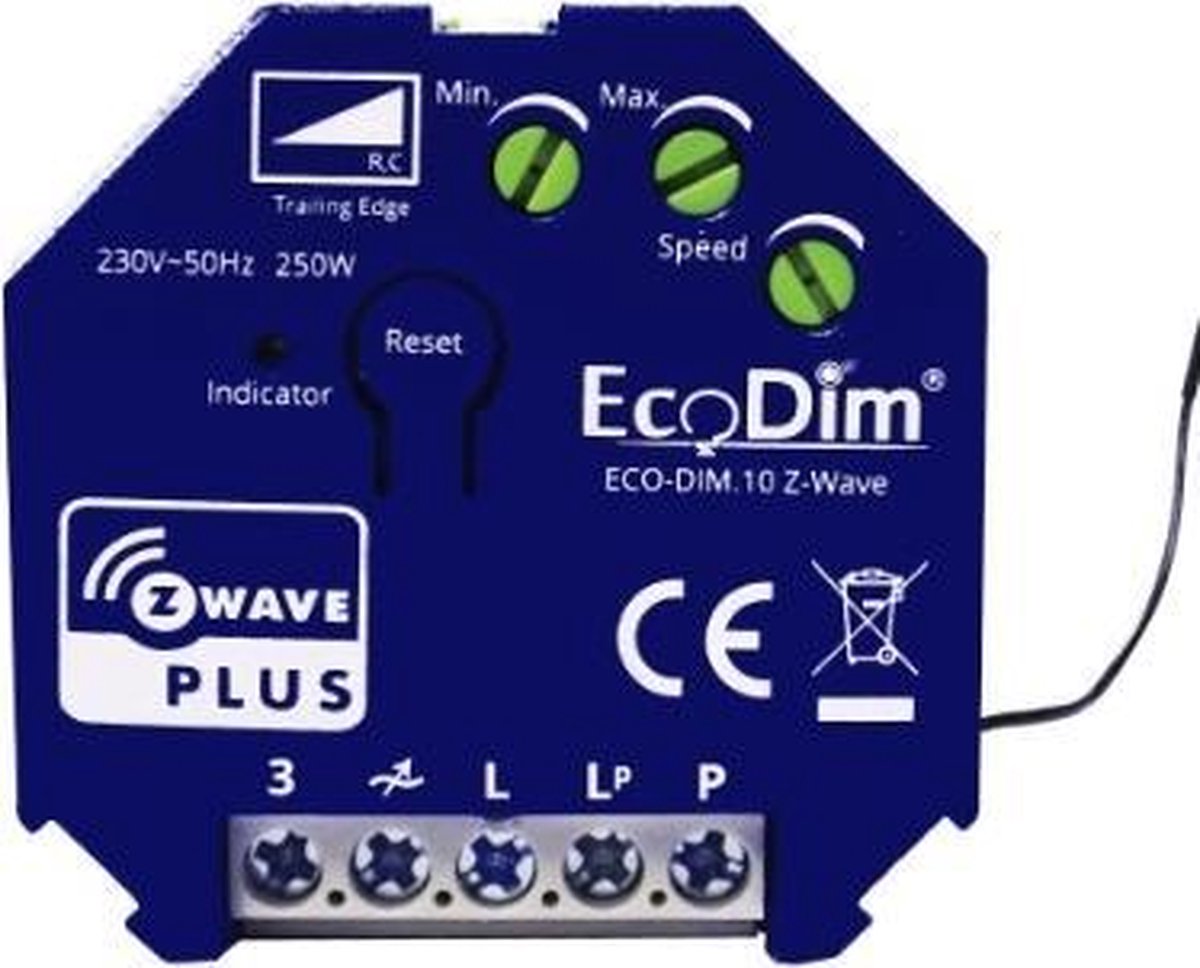 ZWave Smart led inbouwdimmer module fase afsnijding, 250