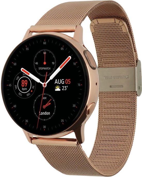 Samsung Galaxy Watch Active2 Staal Milanese Band
