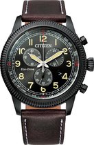 Citizen  AT2465-18E Horloge - Leer - Bruin - Ø 42 mm