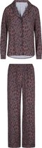 LingaDore - Pyjama Set Animal - maat XL - Bruin Dierenprint