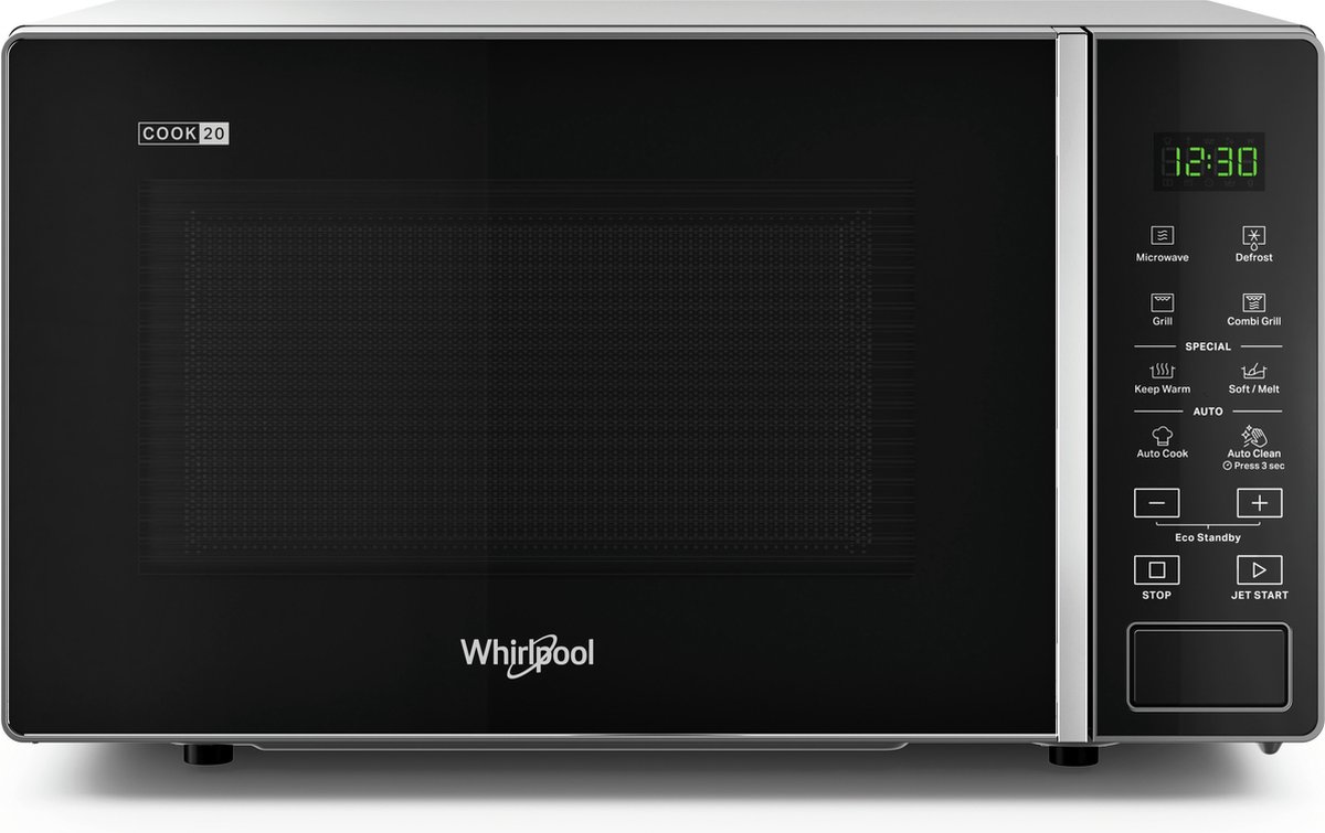 Whirlpool MWP 203 SB - Vrijstaande grill-magnetron thumbnail 4