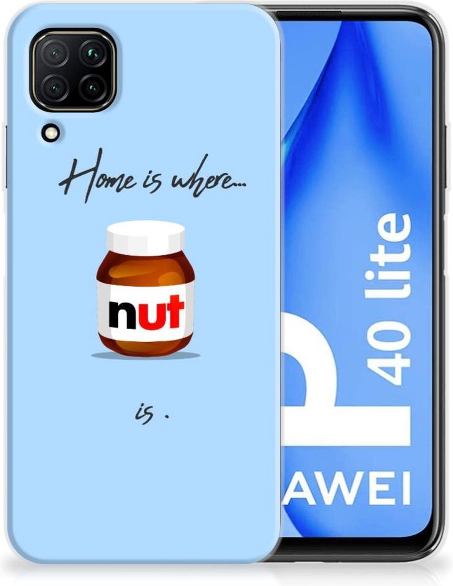 Back Cover voor Huawei P40 Lite Siliconen Case Nut Home