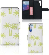 Magnet Case OPPO A91 | Reno3 Telefoonhoesje Palmtrees