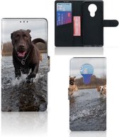 GSM Hoesje Nokia 5.3 Wallet Book Case Honden Labrador