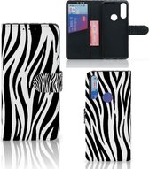 Beschermhoesje Alcatel 1S 2020 Smartphone Hoesje Zebra