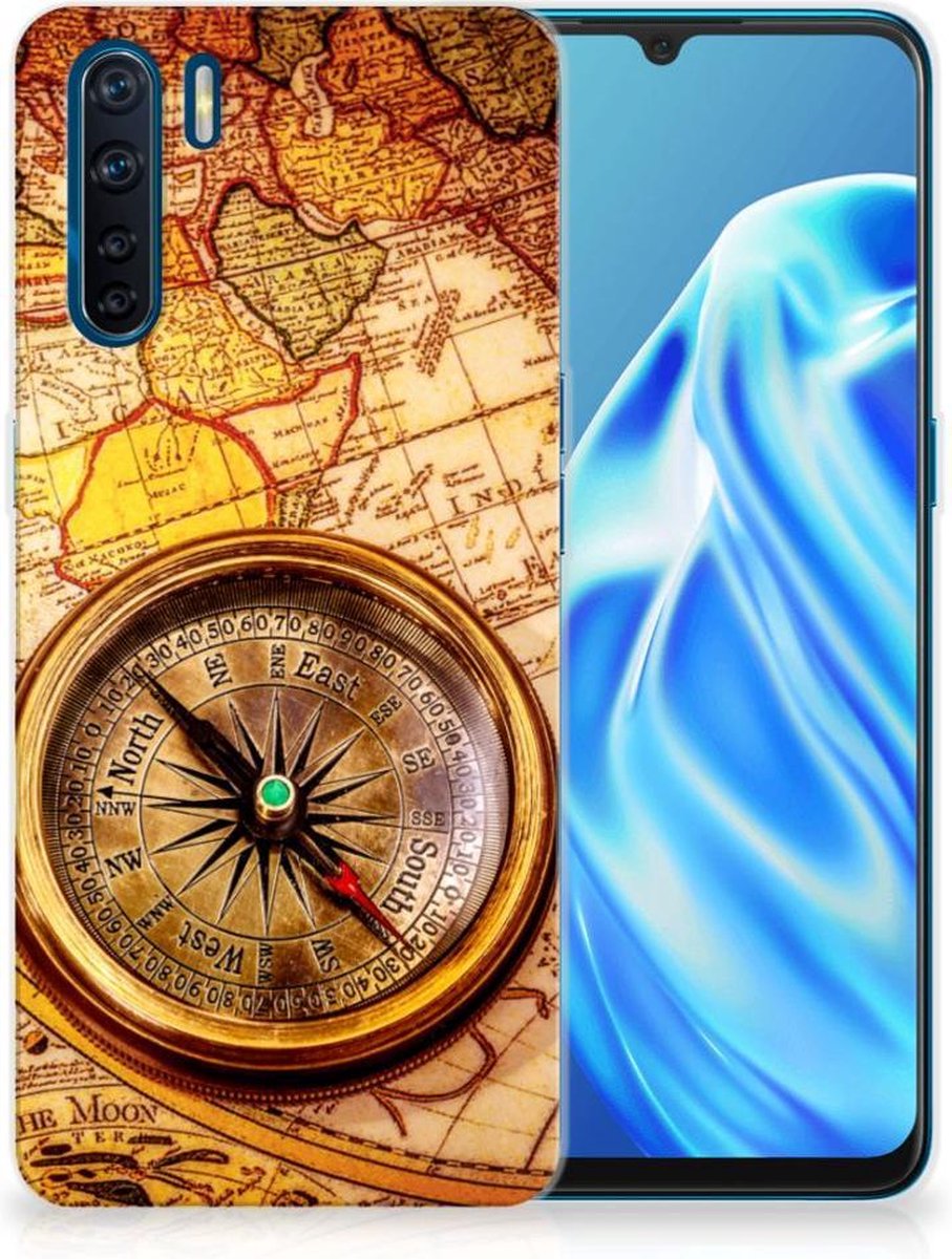 OPPO A91 Siliconen Back Cover Kompas