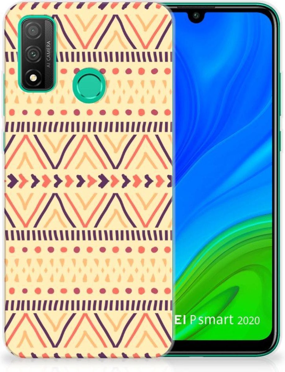 Huawei P Smart 2020 TPU bumper Aztec Yellow