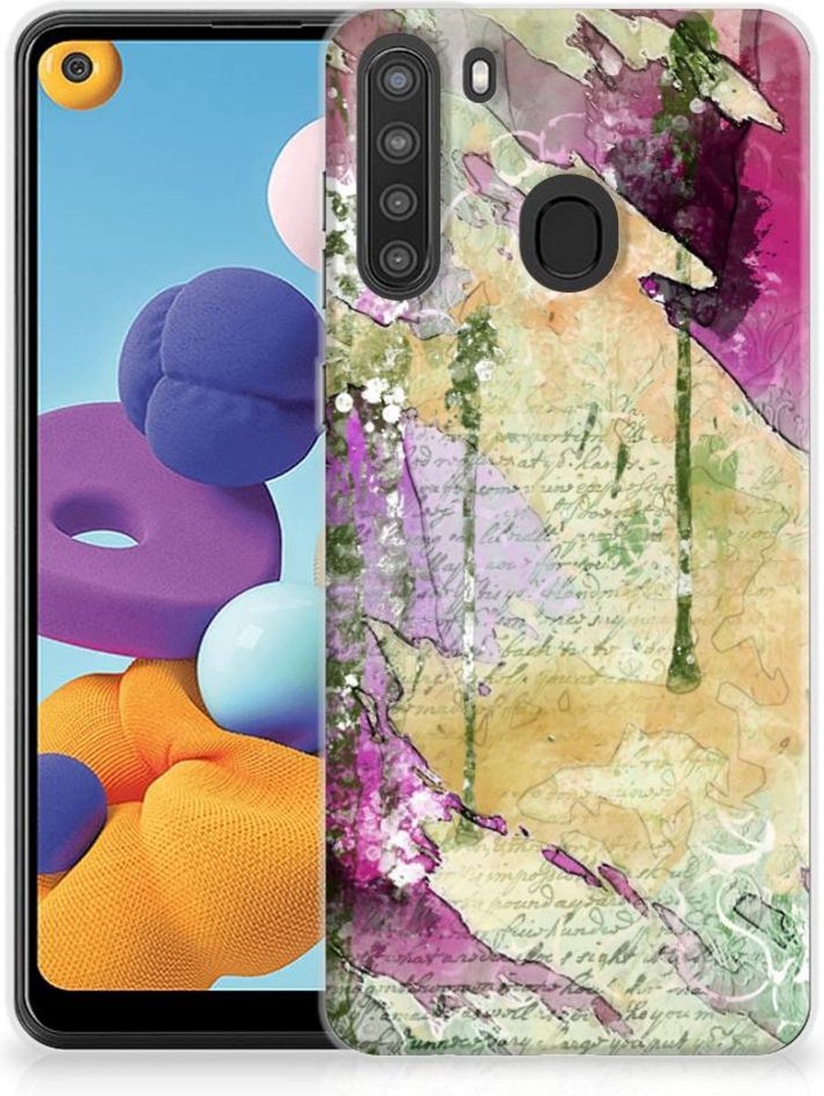 Hoesje maken Samsung Galaxy A21 Letter Painting