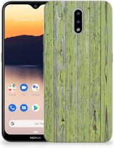 Cover Case Nokia 2.3 Smartphone hoesje Green Wood