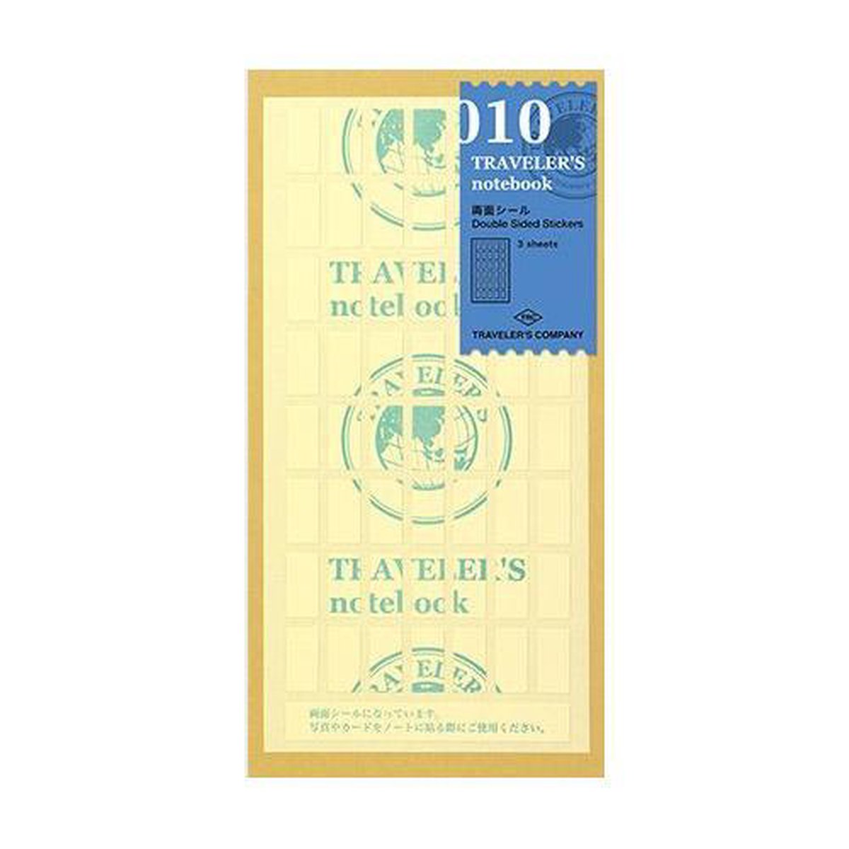 TRAVELER`S Notebook Refill 010 - Both Side Sticker