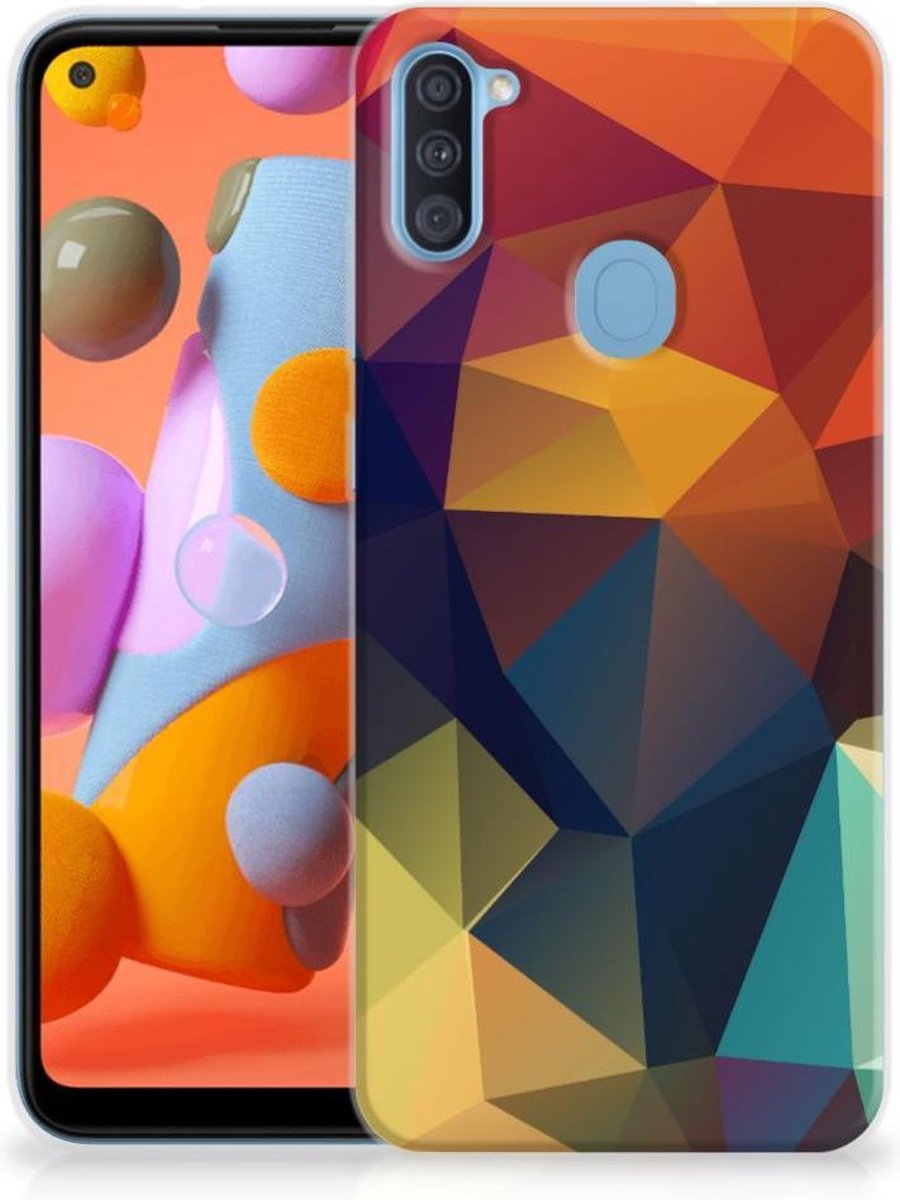 Siliconen Back Cover Samsung Galaxy A11 Galaxy M11 Doorzichtig Hoesje