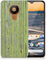 Cover Case Nokia 5.3 Smartphone hoesje Green Wood