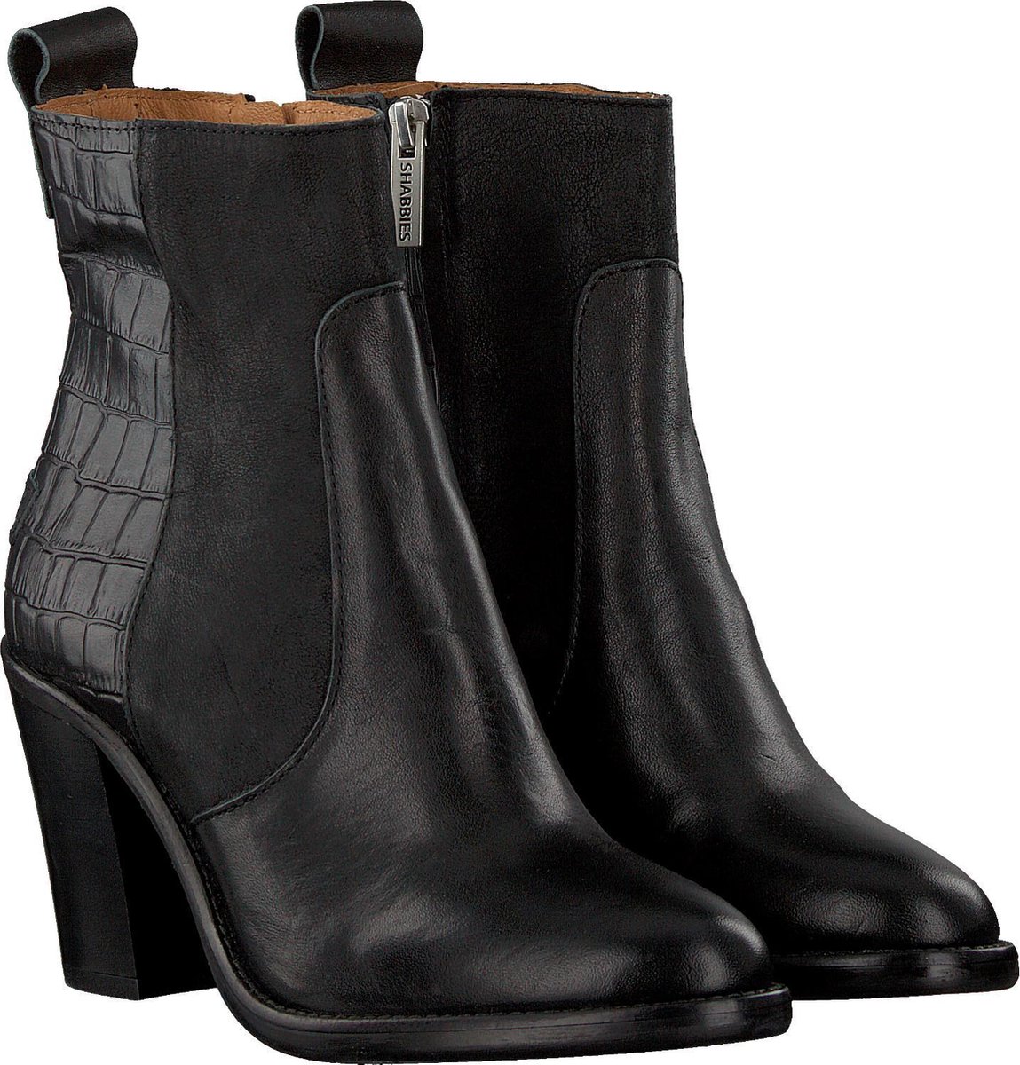 Shabbies Dames Enkellaarsjes 183020156 Shs0714 Zwart Maat 39 Shabbies Dames Enkellaarsjes 183020156 Shs0714 Zwart Maat 39
