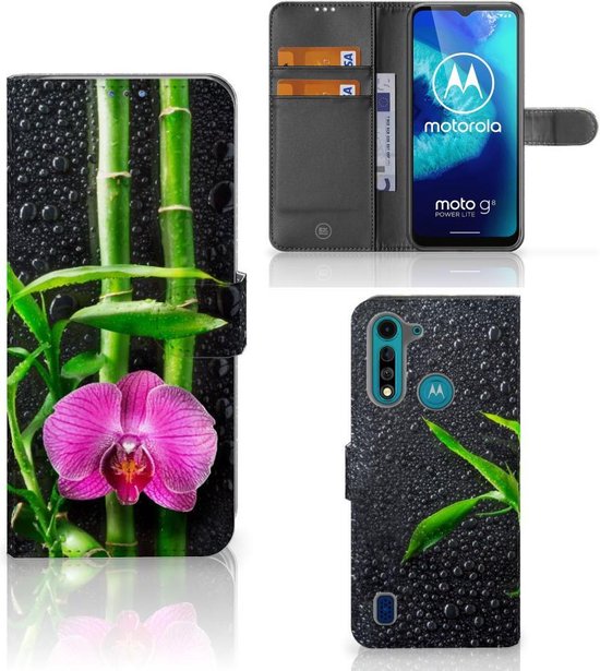 Étui de Téléphone Motorola G8 Power Lite Coque Téléphone Orchidée