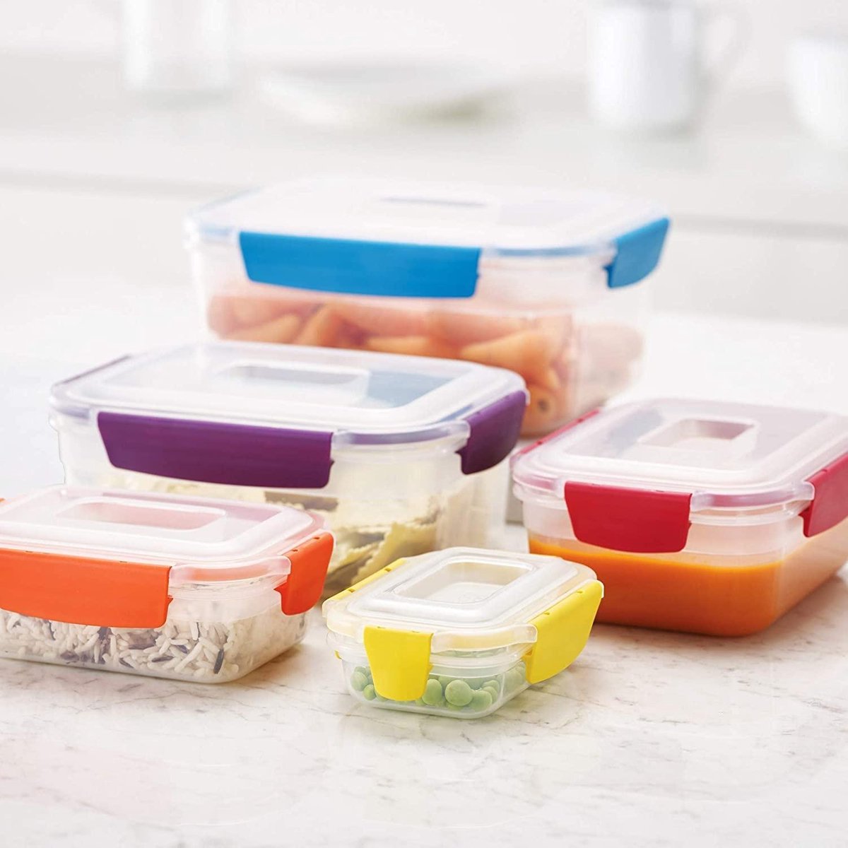 Joseph Joseph Nest Lock - Vershouddozen - Makkelijk te Stapelen - 5 stuks - Multikleur — cadeau in Cadeau-ideeën - foto 4
