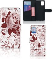 Cas de téléphone personnalisé Samsung Galaxy A31 Coque Fleurs Aquarelle
